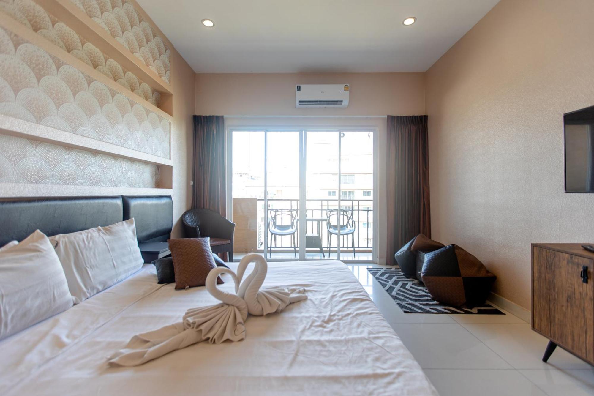 Sun Sky Resort Near Beach หาดจอมเทียน ภายนอก รูปภาพ